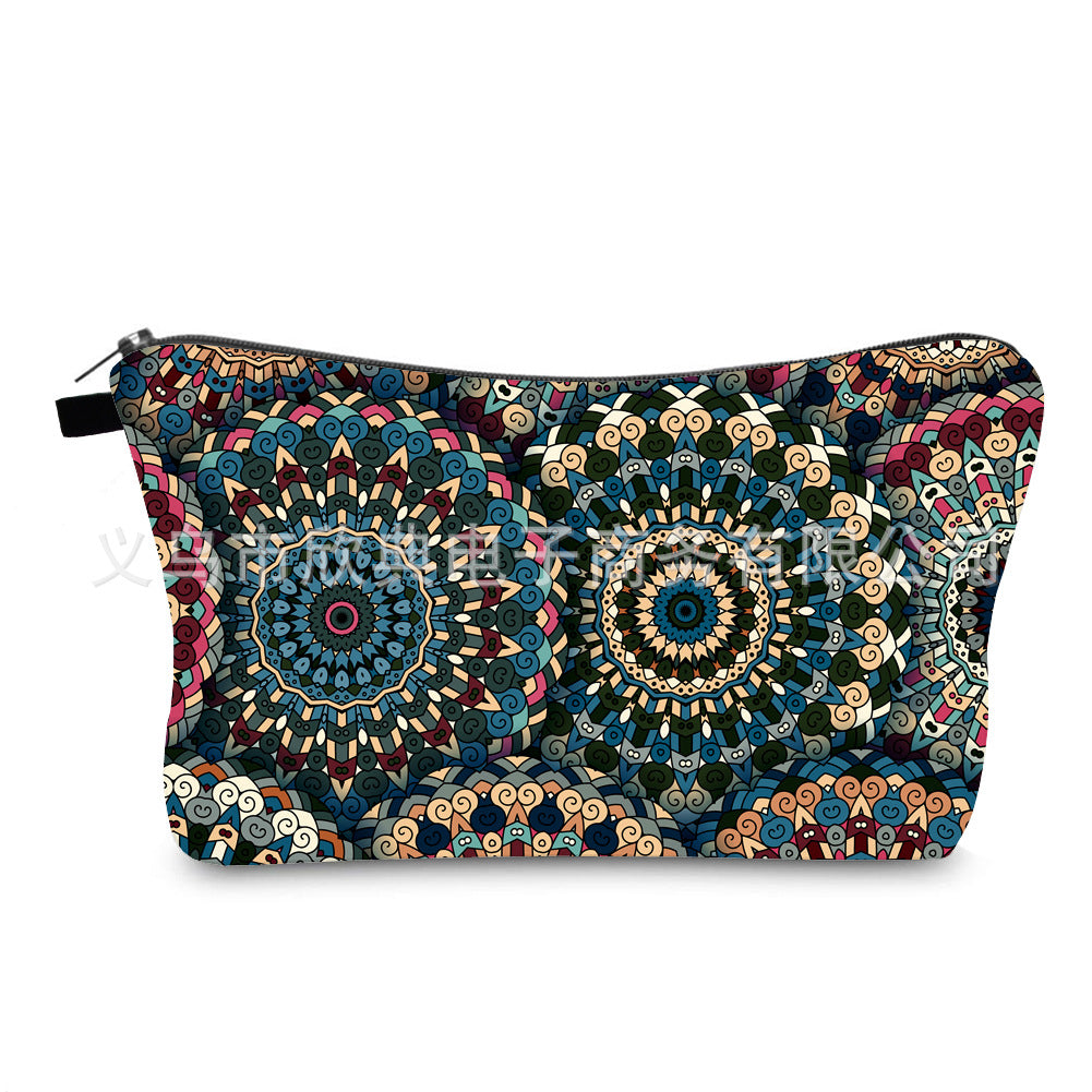 Wholesale Polyester Datura Printed Storage Bag